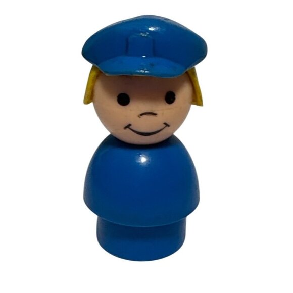 Vintage Fisher-Price Little People Policewoman Police Figure - Picture 1 of 6